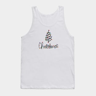 christmas lights Tank Top